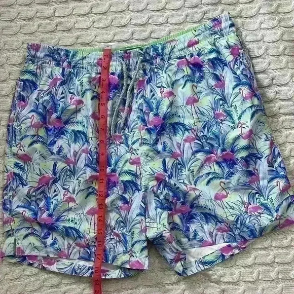 Michael’s Cyclist Liner Swim Trunks XXL Navy Flamingo - Picture 3 of 4